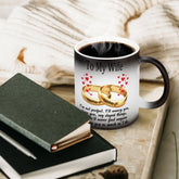 À mon mari/femme - Tasse personnalisée à changement de couleur